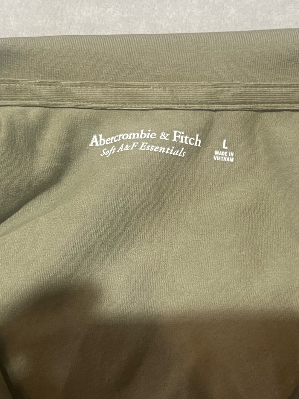 Abercrombie & Fitch Olive Hooded Cropped Tank - Picture 4 of 4